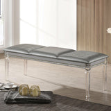 Maddie Silver Bench by Furniture of America at Eve Furniture