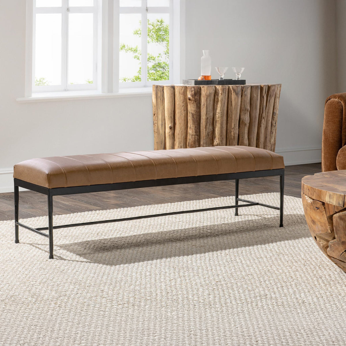 Madeleine Accent Bench by Classic Home at Eve Furniture