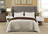 Madeleine Dolphin Linen California King Wingback Platform Bed