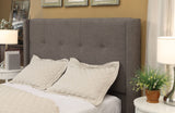 Madeleine Dolphin Linen California King Wingback Platform Storage Bed