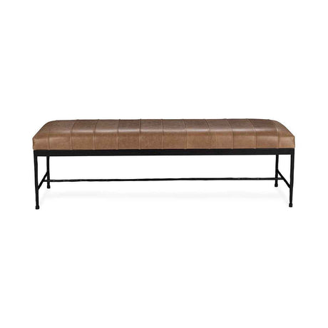 Madeleine Dune Walnut Accent Bench by Classic Home at Eve Furniture