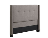 Madeleine Wingback Upholstered Headboard in Dolphin Linen by Modus Furniture at Eve Furniture