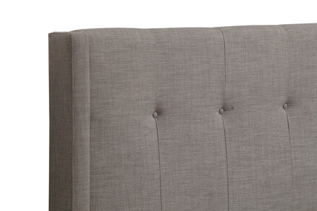 Madeleine Wingback Upholstered Headboard in Dolphin Linen by Modus Furniture at Eve Furniture