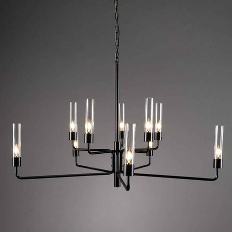 Madeline Black Chandelier by Classic Home at Eve Furniture