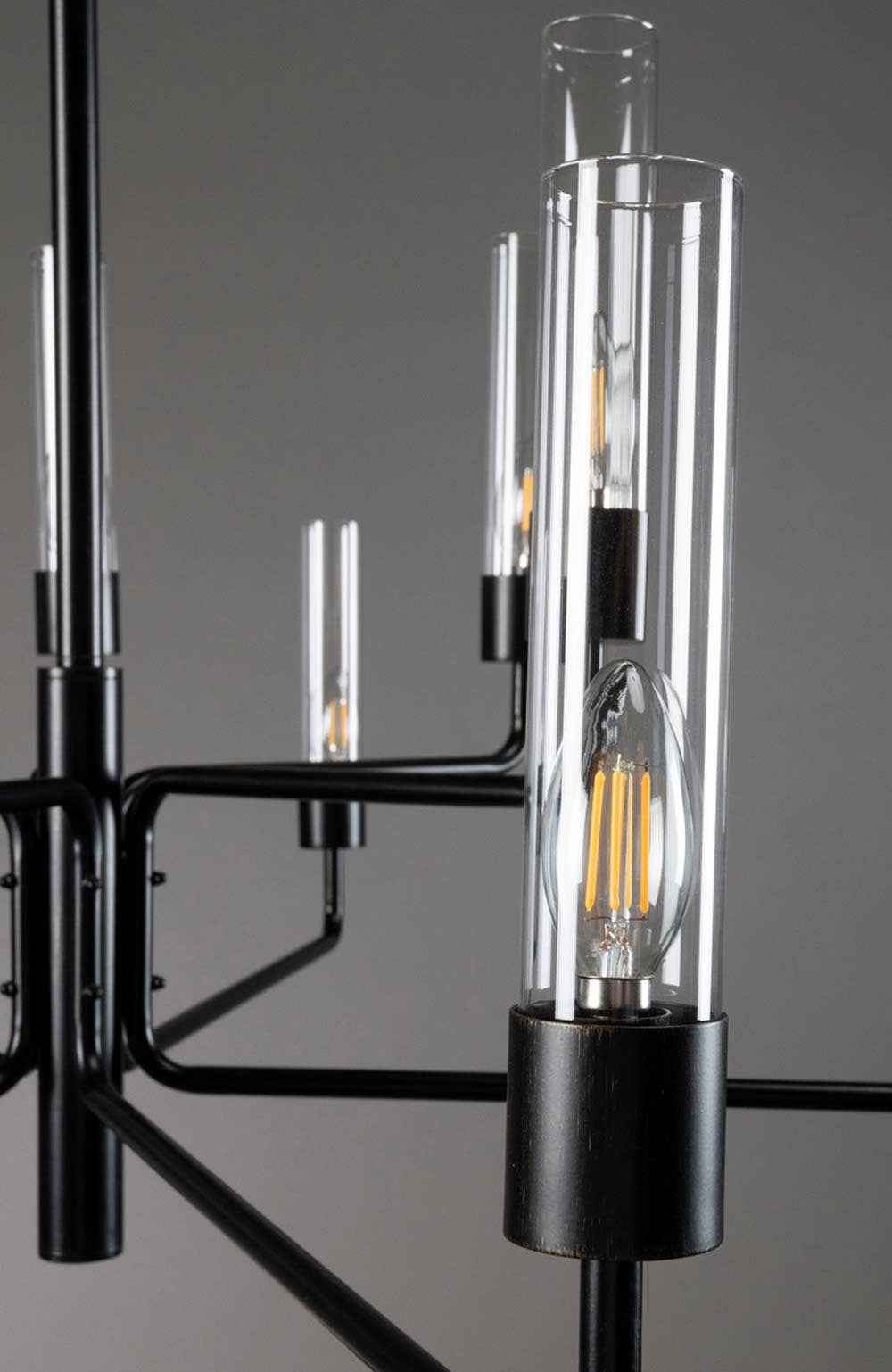Madeline Black Chandelier by Classic Home at Eve Furniture
