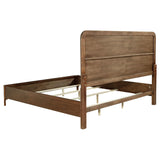 Maderia 57-inch Upholstered California King Panel Bed Walnut by Coaster at Eve Furniture