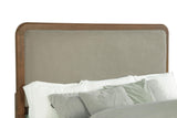 Maderia 57-inch Upholstered California King Panel Bed Walnut by Coaster at Eve Furniture