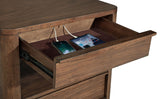 Maderia Walnut 2-Drawer Nightstand by Coaster at Eve Furniture