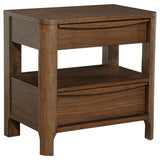 Maderia Walnut 2-Drawer Nightstand by Coaster at Eve Furniture