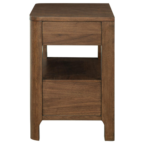 Maderia Walnut 2-Drawer Nightstand by Coaster at Eve Furniture