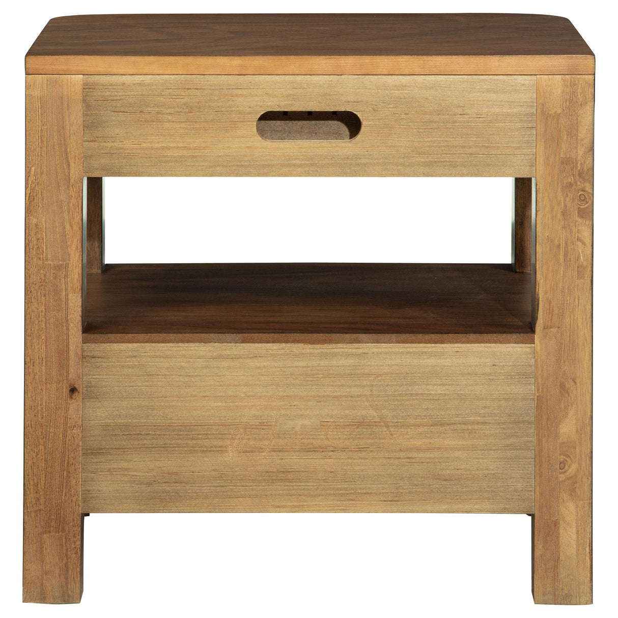 Maderia Walnut 2-Drawer Nightstand by Coaster at Eve Furniture