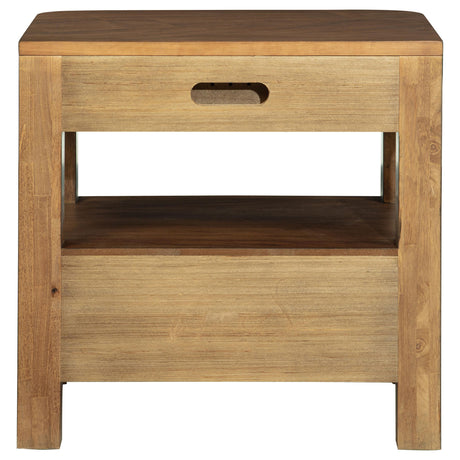Maderia Walnut 2-Drawer Nightstand by Coaster at Eve Furniture