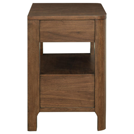 Maderia Walnut 2-Drawer Nightstand by Coaster at Eve Furniture