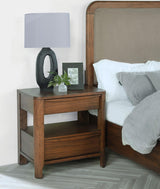Maderia Walnut 2-Drawer Nightstand by Coaster at Eve Furniture