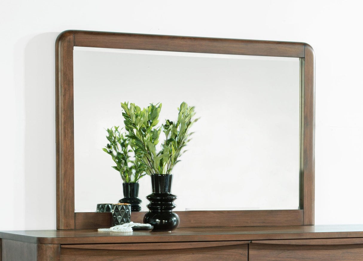 Maderia Walnut Dresser Mirror by Coaster at Eve Furniture