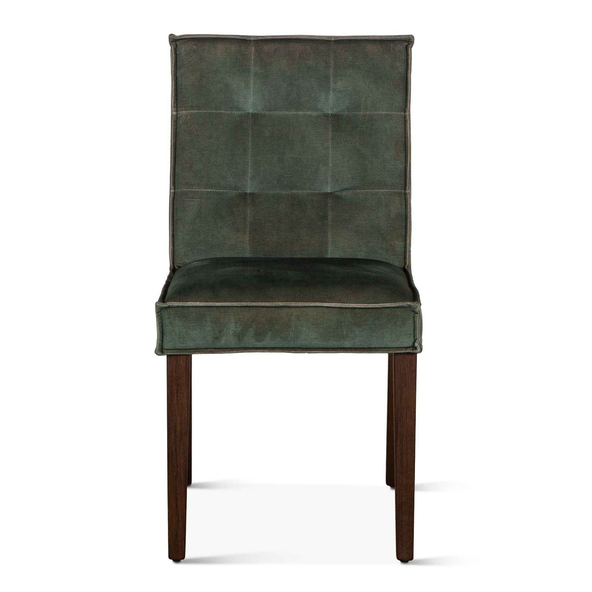Madison 18" Dining Chair in Green Velvet with Dark Legs, Set of 2 by Home Trends & Design at Eve Furniture