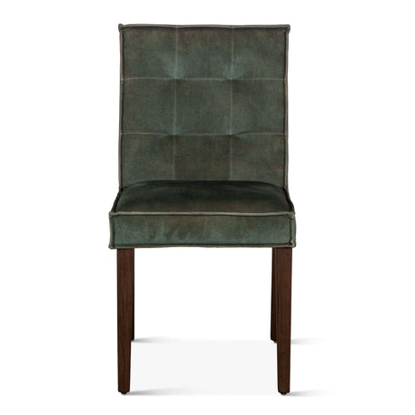 Madison 18" Dining Chair in Green Velvet with Dark Legs, Set of 2 by Home Trends & Design at Eve Furniture