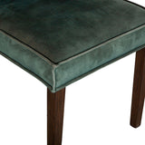 Madison 18" Dining Chair in Green Velvet with Dark Legs, Set of 2 by Home Trends & Design at Eve Furniture