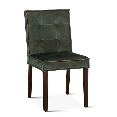 Madison 18" Dining Chair in Green Velvet with Dark Legs, Set of 2 by Home Trends & Design at Eve Furniture