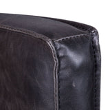 Madison 24" Dining Armchair in Black Eco Leather with Dark Legs by Home Trends & Design at Eve Furniture