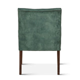 Madison 24" Dining Armchair in Green Velvet with Dark Legs by Home Trends & Design at Eve Furniture
