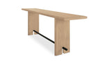 Madison Console Table Natural by Moe's Home at Eve Furniture