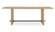 Madison Console Table Natural by Moe's Home at Eve Furniture