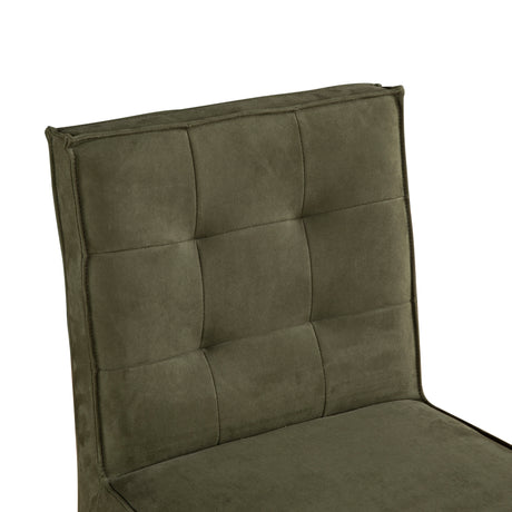 Madison Counter Chair in Green Eco Suede with Dark Legs by Home Trends & Design at Eve Furniture