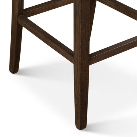 Madison Counter Chair in Green Eco Suede with Dark Legs by Home Trends & Design at Eve Furniture