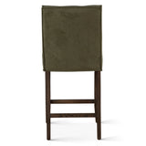 Madison Counter Chair in Green Eco Suede with Dark Legs by Home Trends & Design at Eve Furniture
