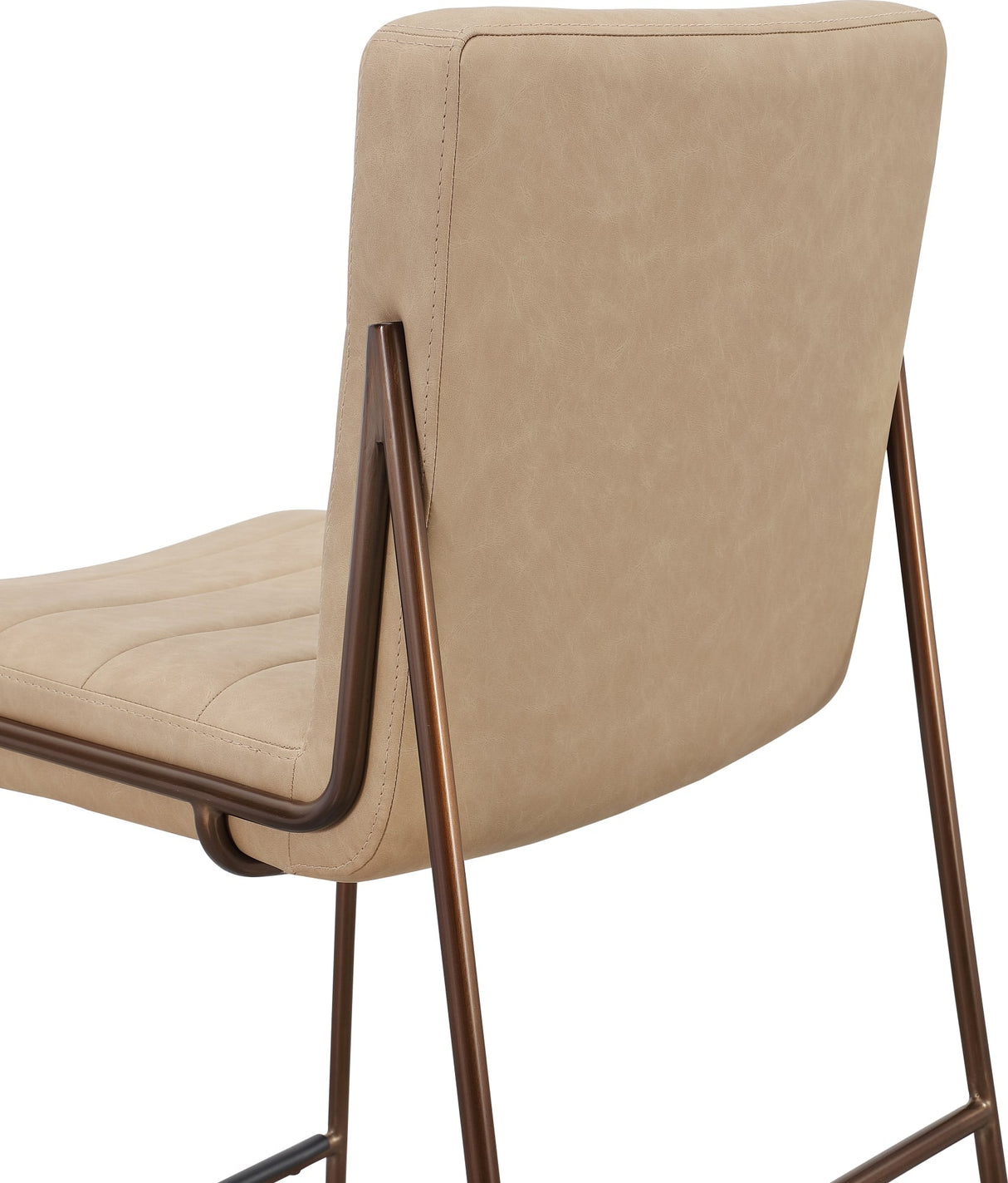 Madison Honey/Light Bronze Metal Frame Bar Stool by Modus Furniture at Eve Furniture