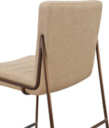 Madison Honey/Light Bronze Metal Frame Bar Stool by Modus Furniture at Eve Furniture