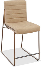 Madison Honey/Light Bronze Metal Frame Counter Stool by Modus Furniture at Eve Furniture