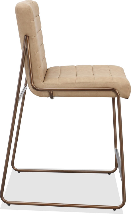 Madison Honey/Light Bronze Metal Frame Counter Stool by Modus Furniture at Eve Furniture