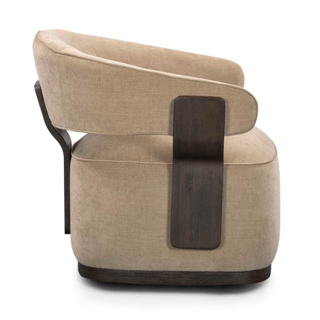 Madison Linen Chenille Swivel Accent Chair by TOV Furniture at Eve Furniture