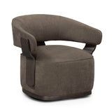 Madison Linen Chenille Swivel Accent Chair by TOV Furniture at Eve Furniture