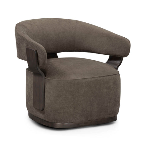 Madison Linen Chenille Swivel Accent Chair by TOV Furniture at Eve Furniture