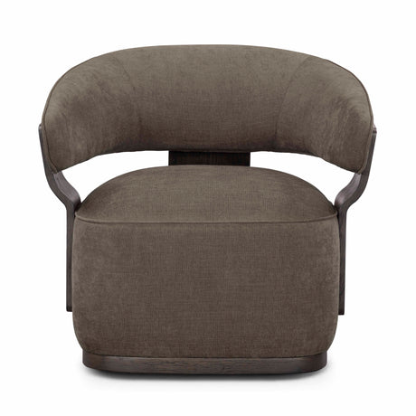 Madison Linen Chenille Swivel Accent Chair by TOV Furniture at Eve Furniture