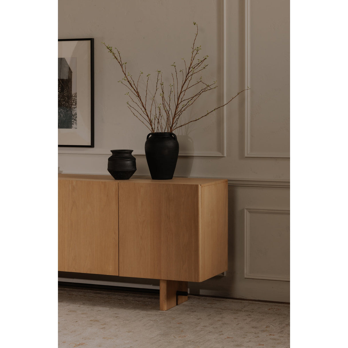 Madison Natural Sideboard by Moe's Home at Eve Furniture