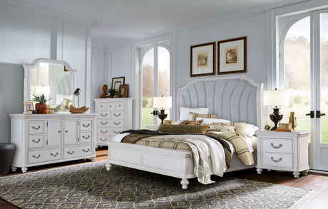 Madison White Bedroom Set by Cosmos Furniture at Eve Furniture