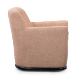 Mado Peach Textured Fabric Swivel Accent Chair by TOV Furniture at Eve Furniture