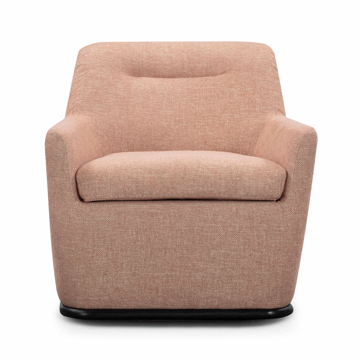Mado Peach Textured Fabric Swivel Accent Chair by TOV Furniture at Eve Furniture