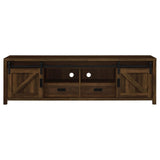 Madra Rectangular TV Console with 2 Sliding Doors