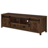 Madra Rectangular TV Console with 2 Sliding Doors