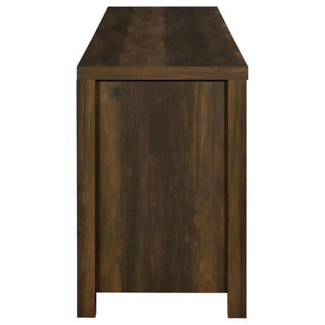 Madra Rectangular TV Console with 2 Sliding Doors by Coaster at Eve Furniture