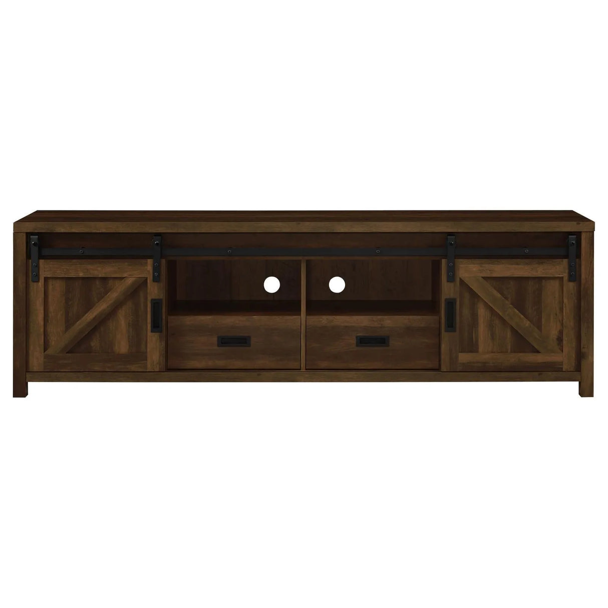 Madra Rectangular TV Console with 2 Sliding Doors by Coaster at Eve Furniture