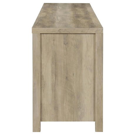 Madra Rectangular TV Console with 2 Sliding Doors by Coaster at Eve Furniture