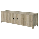 Madra Rectangular TV Console with 2 Sliding Doors by Coaster at Eve Furniture