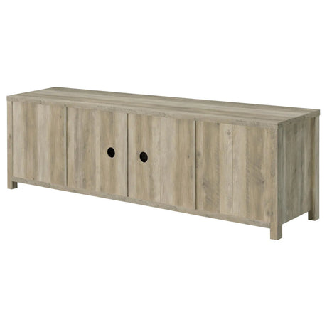 Madra Rectangular TV Console with 2 Sliding Doors by Coaster at Eve Furniture