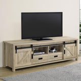 Madra Rectangular TV Console with 2 Sliding Doors by Coaster at Eve Furniture
